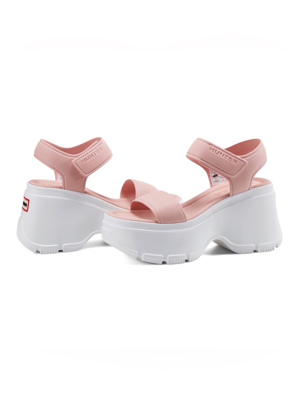 Hunter pink platform sandals - Picture 6 of 11